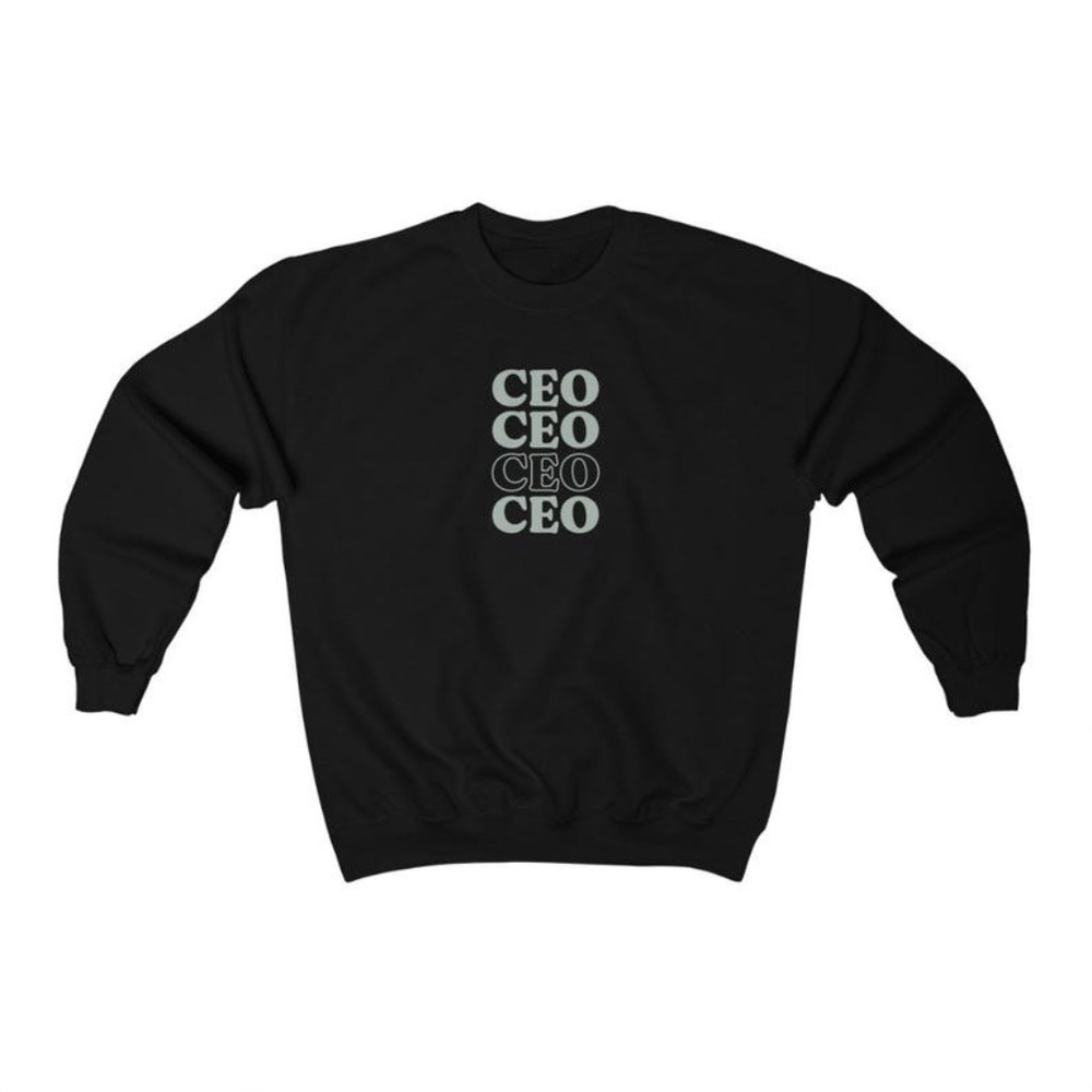 CEO Crewneck Black Sweatshirt